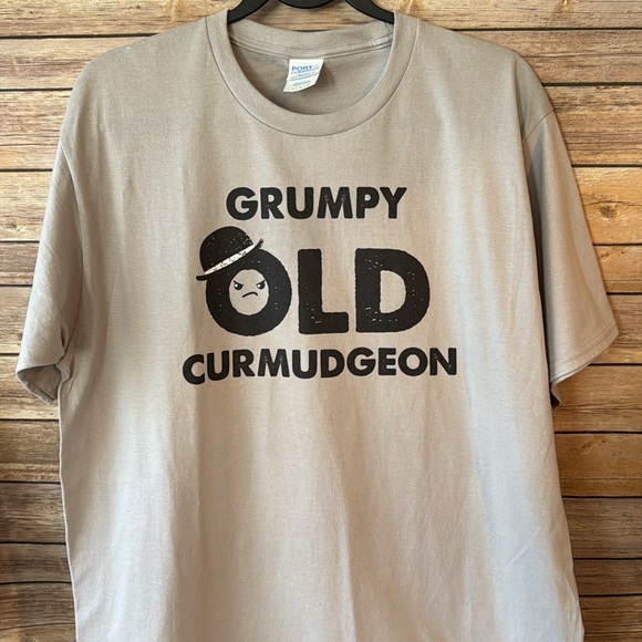 New Grumpy Old Curmudgeon graphic tee t shirt - Picture 2 of 2